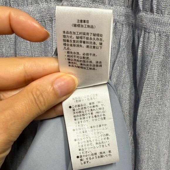 Laguna Moon Pleated Tiered Knit Dress in Blue S NWOT - Picture 7 of 16